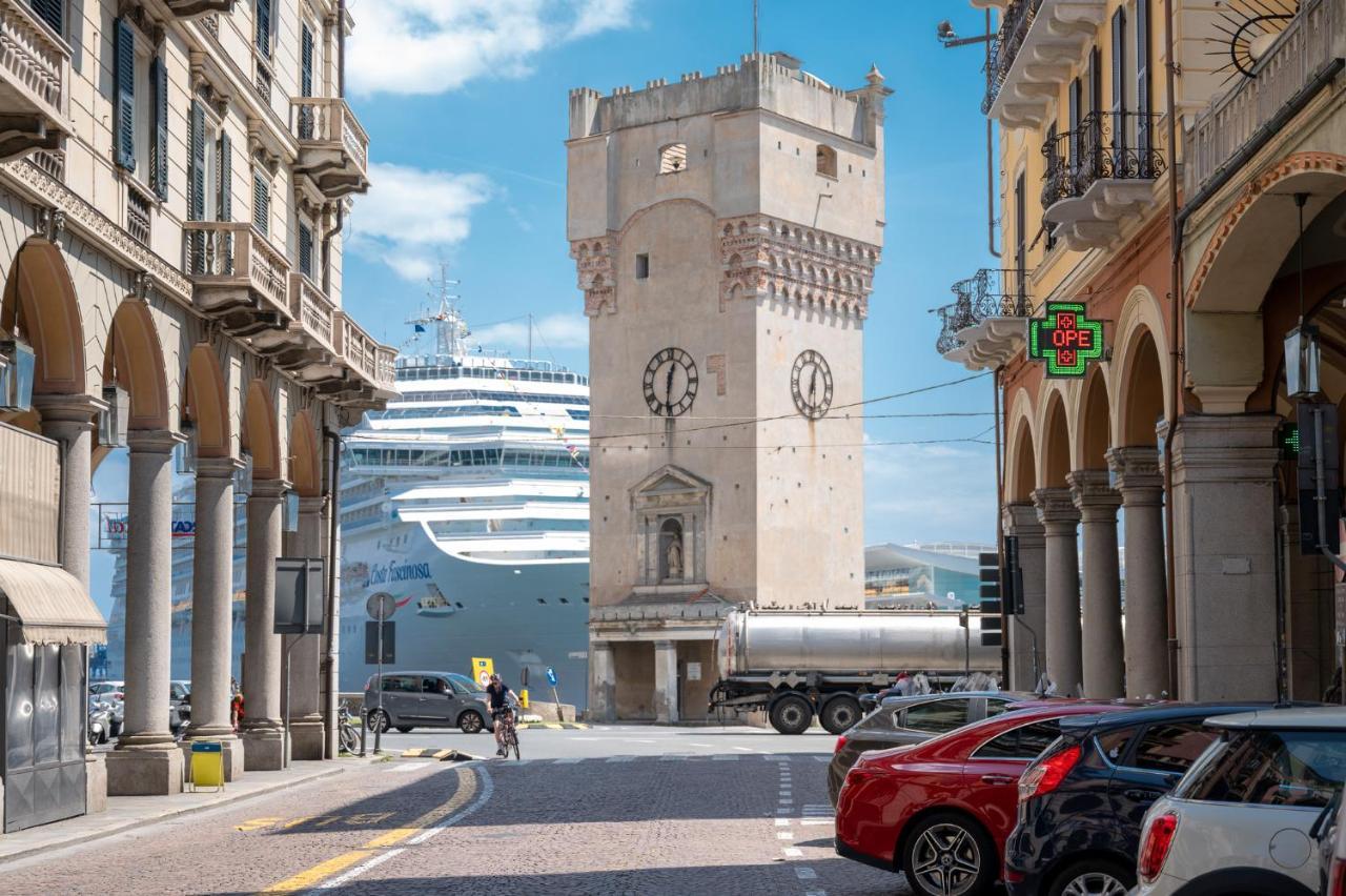 Luxury Savona Cruises At 1 Min Wifi - Free Park Apartman Kültér fotó